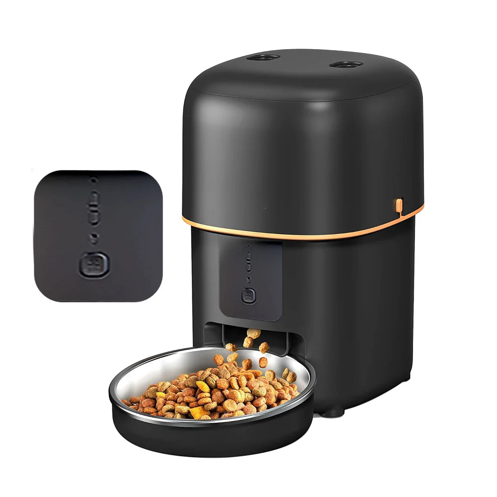 2L 5G Camera Pet Feeder Automatic Cat Smart Food Dispenser Auto Dog Slow Food WIFI Timed Quantitative Video Food Feeding Bowls