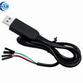 1PCS USB to COM Module Cable: USB to RS232 TTL UART Auto Converter with PL2303HX