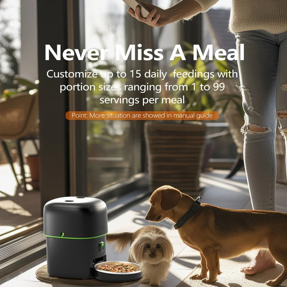 2L 5G Camera Pet Feeder Automatic Cat Smart Food Dispenser Auto Dog Slow Food WIFI Timed Quantitative Video Food Feeding Bowls