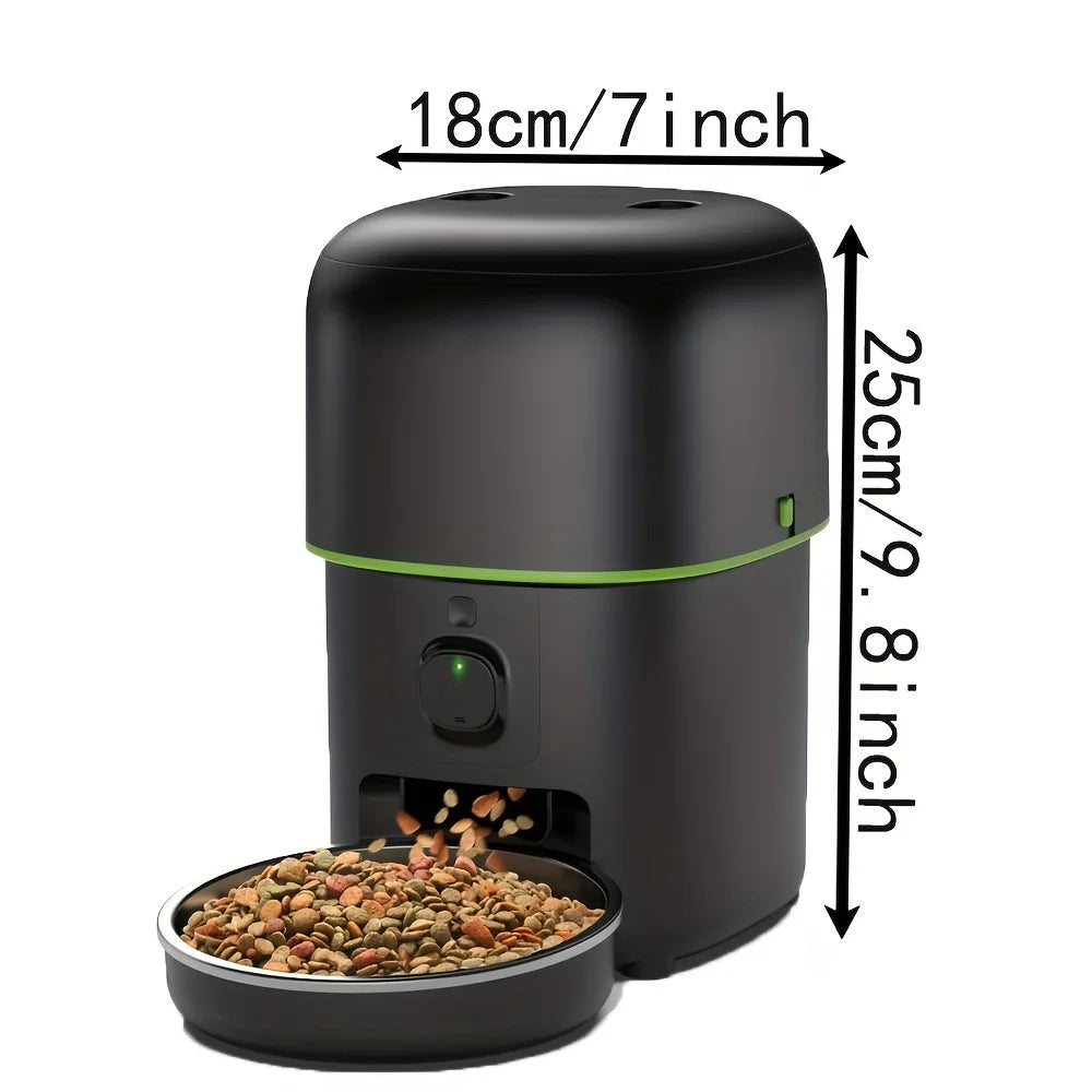 2L 5G Camera Pet Feeder Automatic Cat Smart Food Dispenser Auto Dog Slow Food WIFI Timed Quantitative Video Food Feeding Bowls